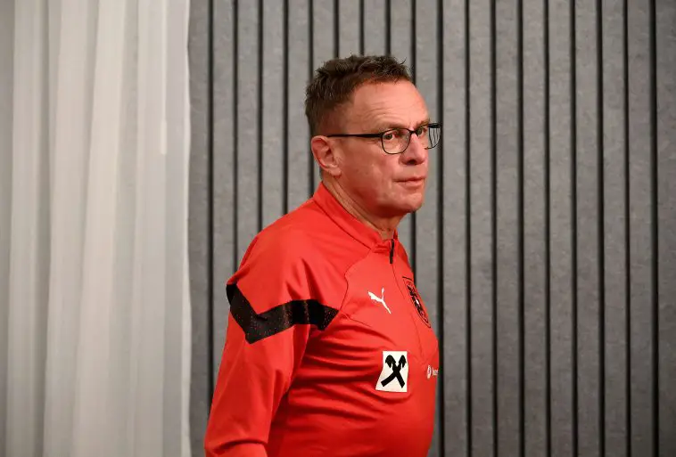 Ralf Rangnick left Manchester United to manager Austria.