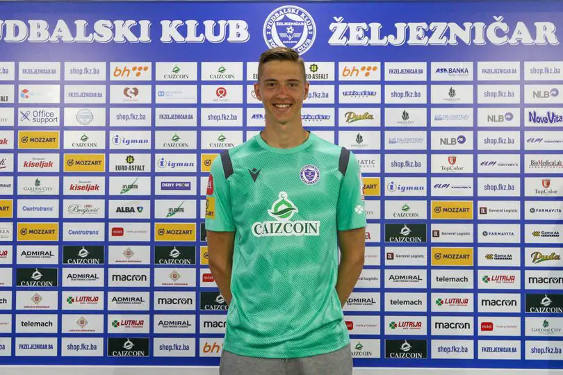 Tarik Karic is an up-and-coming goalkeeper at FK Zeljeznicar Sarajevo, a Bosnian club. (Image: Twitter)