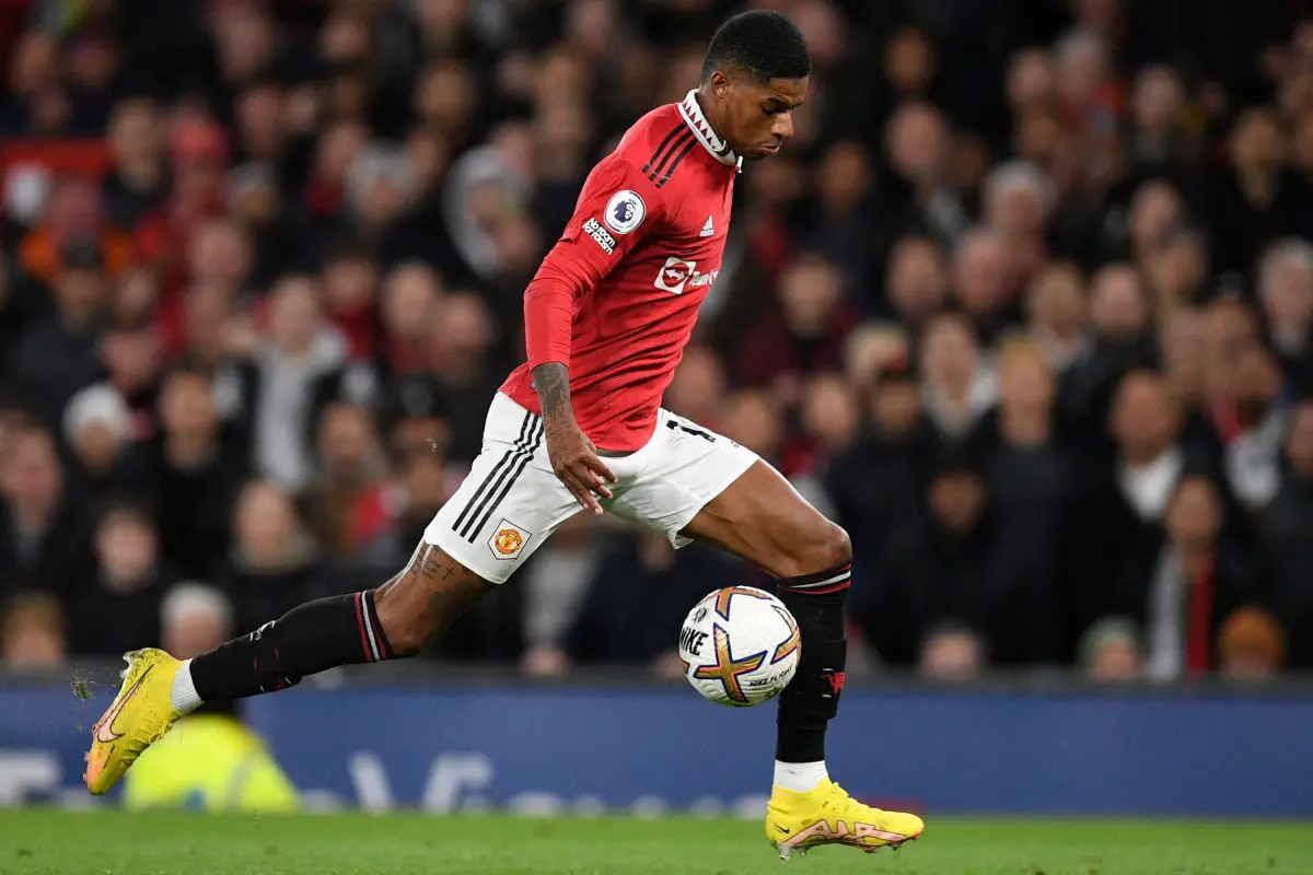 Kevin Campbell urges Arsenal to pounce on Manchester United forward Marcus Rashford.