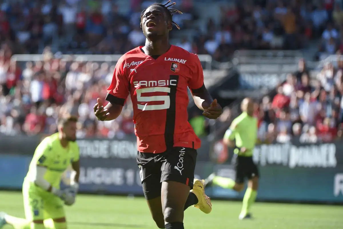 Manchester United are tracking the progress made by Stade Rennais forward Kamaldeen Sulemana .