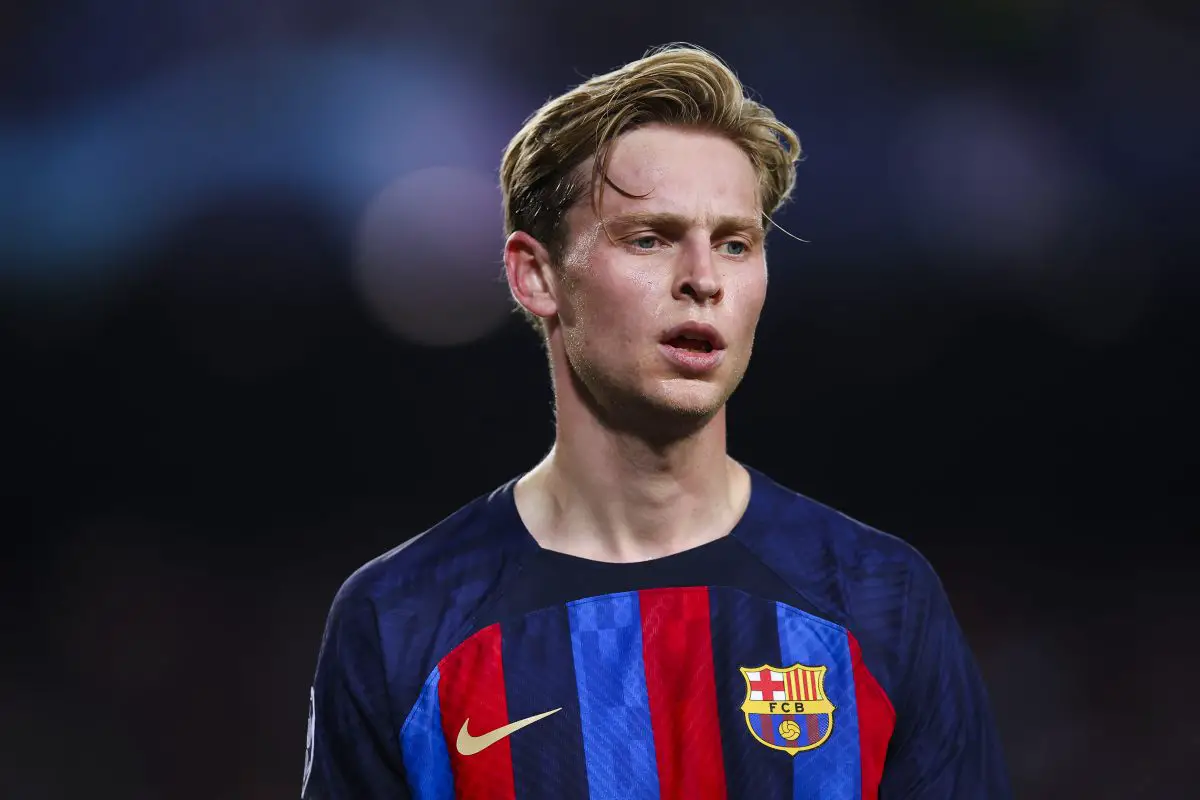 Manchester United ruled out of the race to sign Barcelona star Frenkie de Jong this summer.  (Photo by Eric Alonso/Getty Images)