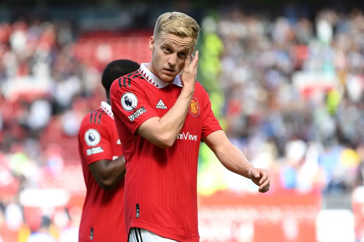 Donny van de Beek has struggled over the years at Manchester United.