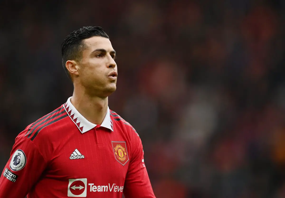 Manchester United superstar Cristiano Ronaldo claims he has 'no respect' for Erik ten Hag. (Photo by Dan Mullan/Getty Images)