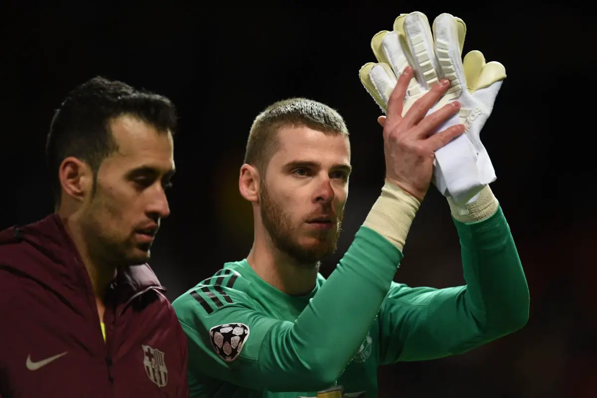 Manchester United want Spanish goalie David de Gea to take a wage cut. 