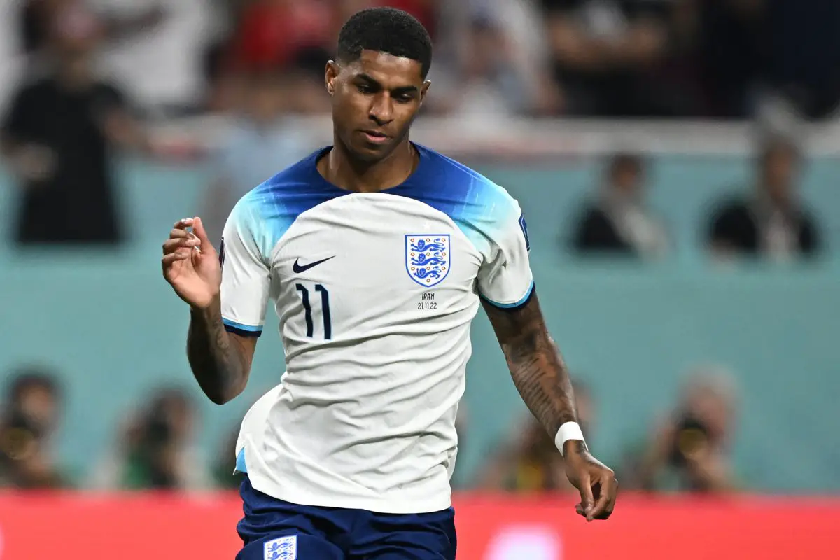 England forward Marcus Rashford is determined to stay at Manchester United.