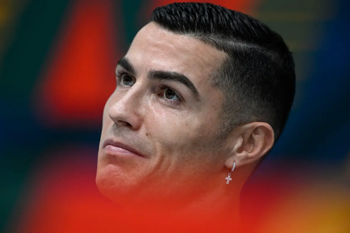 Portugal's forward Cristiano Ronaldo.
 (Photo by PATRICIA DE MELO MOREIRA/AFP via Getty Images)