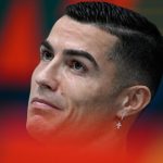 Portugal's forward Cristiano Ronaldo gives a press conference at Shahaniya Sports Club in Al Samriya, northwest of Doha, on November 21, 2022 during the Qatar 2022 World Cup football tournament.