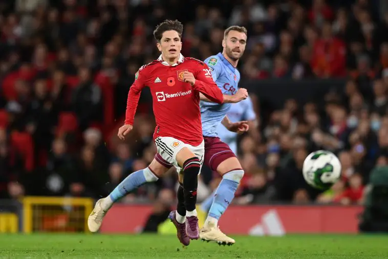 Argentine youngster Alejandro Garnacho voted Manchester United Player of the Month for November.
