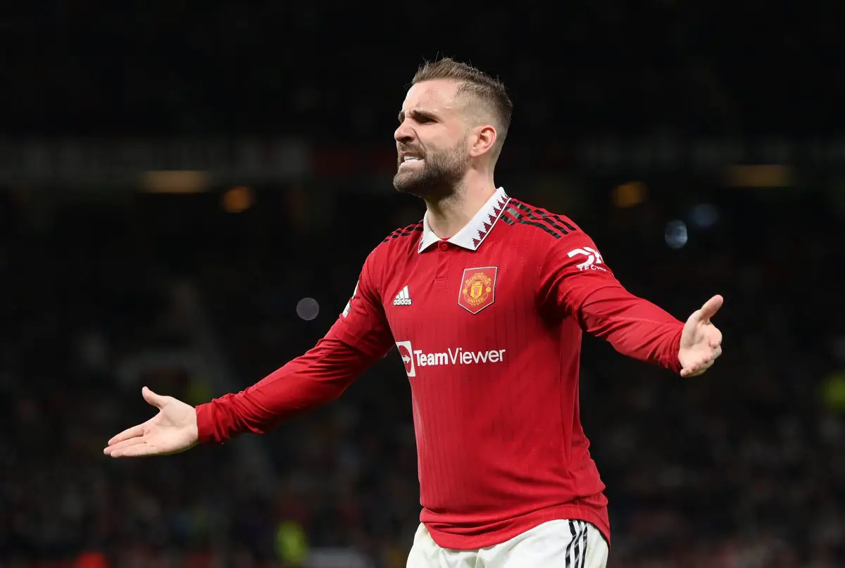 Erik ten Hag reveals playing Luke Shaw at centre-back against Everton for Manchester United a "tactical choice". 