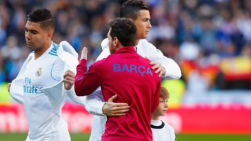 Manchester United star Cristiano Ronaldo hails rival PSG forward Lionel Messi as "amazing player".