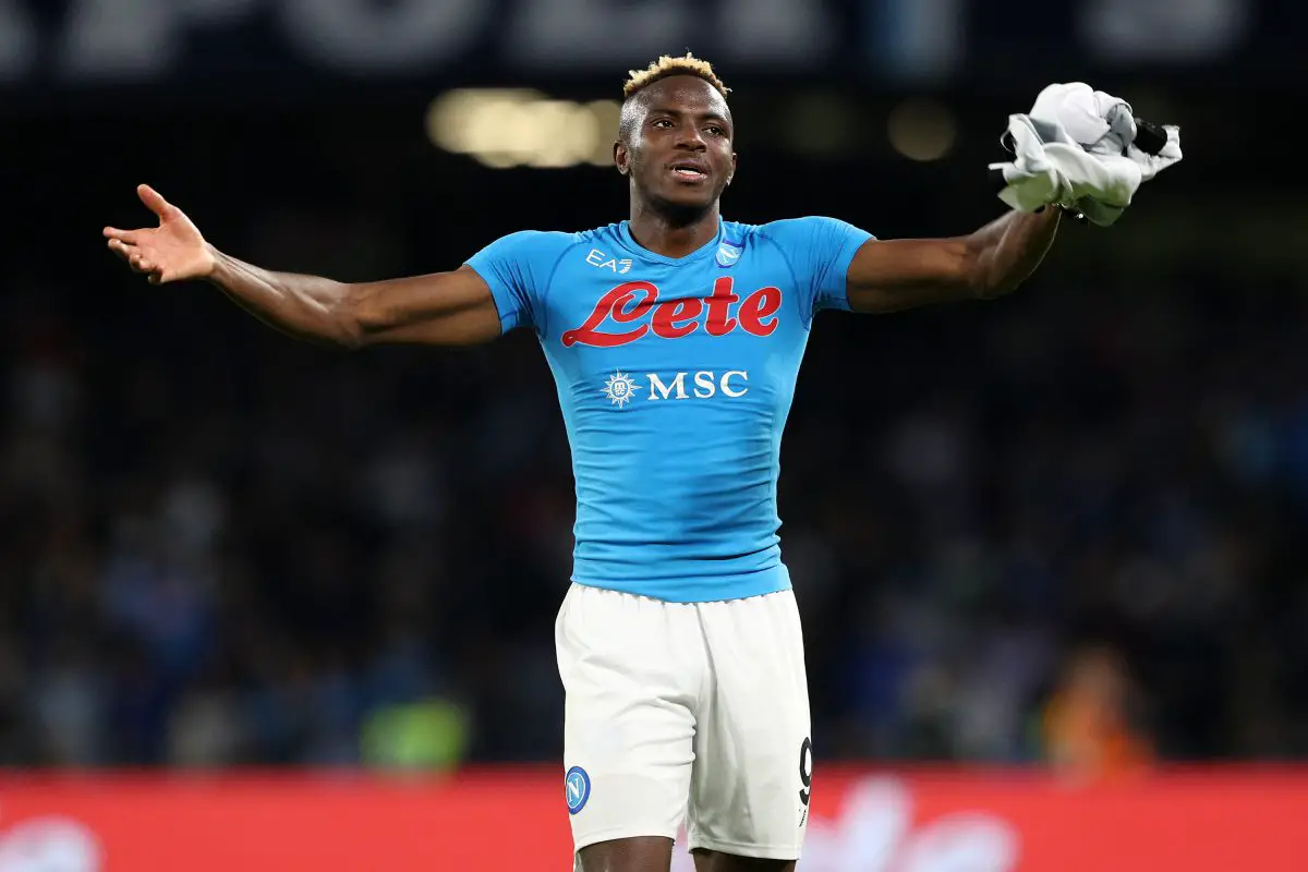 Chelsea 'willing' to spend £100 million for Manchester United target and Napoli striker Victor Osimhen. 