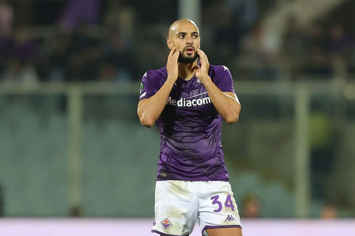 Manchester United hold talks with Fiorentina midfielder Sofyan Amrabat. 