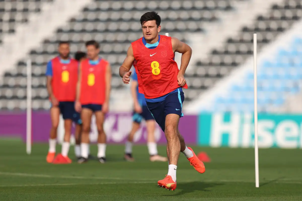 England star Harry Maguire realises that competition for places has affected his game time at Manchester United.