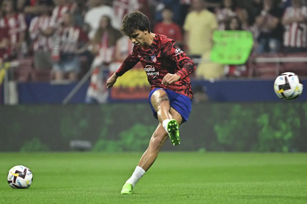 Atletico Madrid's Portuguese forward Joao Felix. (Photo by JAVIER SORIANO/AFP via Getty Images)
