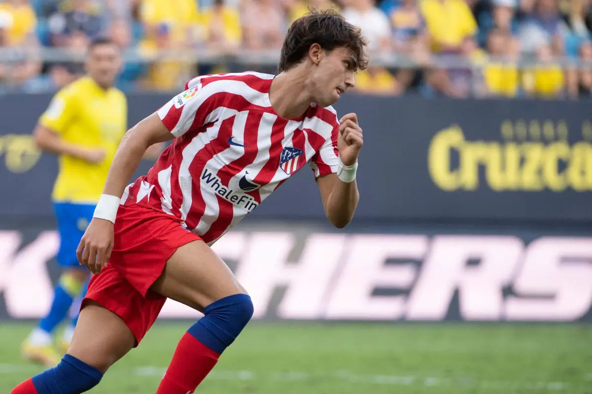 Manchester United consider loan with buy offer for Atletico Madrid forward Joao Felix.