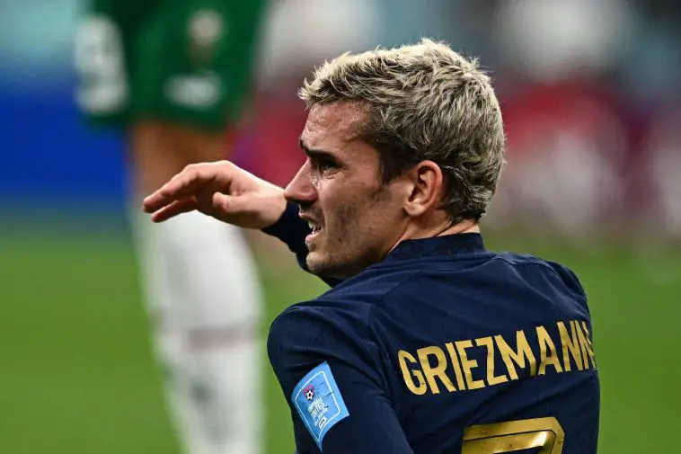 Atletico Madrid and France forward Antoine Griezmann being considered by Manchester United.