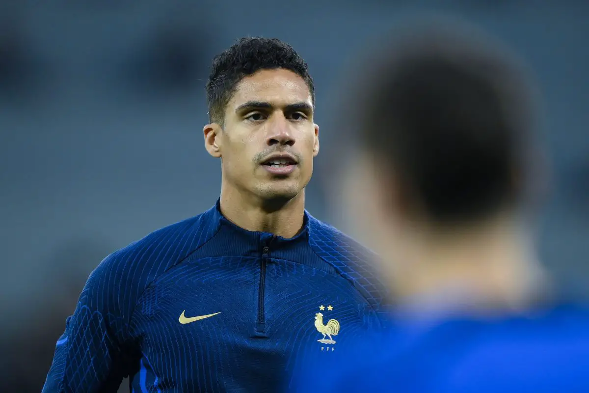 Didier Deschamps is grateful for what Raphael Varane has done for France over the years.