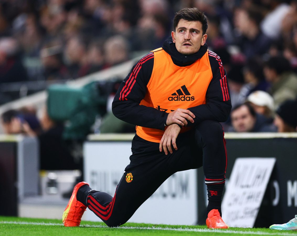 Harry Maguire has lost his place in the Manchester United starting lineup. 