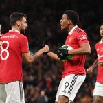 Anthony Martial hails his "connection" with Manchester United playmaker Bruno Fernandes.