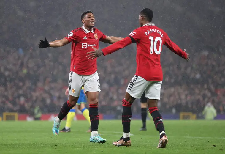 Erik ten Hag delighted with Marcus Rashford and Anthony Martial as he praises Manchester United front four.