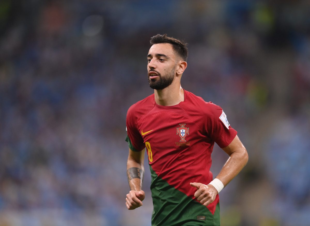 Bastian Schweinsteiger has praised Bruno Fernandes. (Photo by Laurence Griffiths/Getty Images)