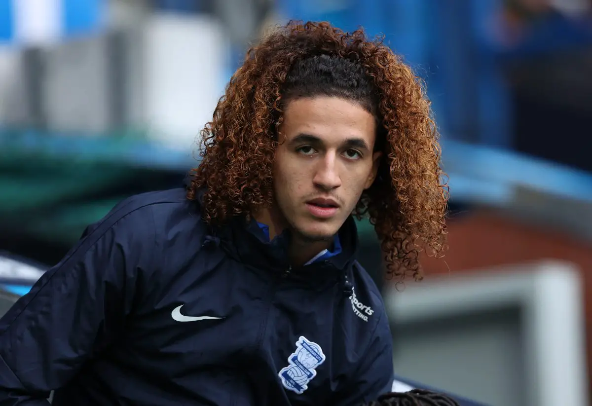 Everton and Sevilla interested in signing Manchester United star Hannibal Mejbri on loan this summer.  (Photo by Alex Livesey/Getty Images)