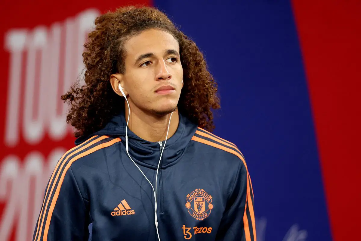 Olympique Marseille 'interested' in Manchester United loanee Hannibal Mejbri.