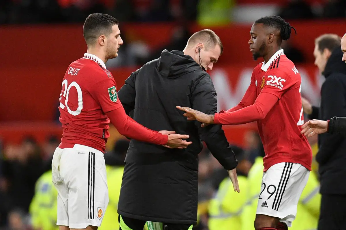 Diogo Dalot substitution during Manchester United vs Charlton Athletic a "precaution" amidst injury concern. 