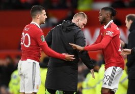 Erik ten Hag feels competition between Manchester United duo Diogo Dalot and Aaron Wan-Bissaka "really close".