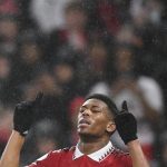 Manchester United's French striker Anthony Martial