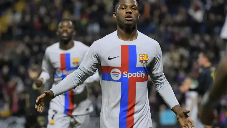 Barcelona ready to sell former Manchester United target Ansu Fati and two other forwards.