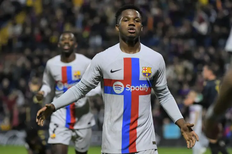 Barcelona ready to sell former Manchester United target Ansu Fati and two other forwards.