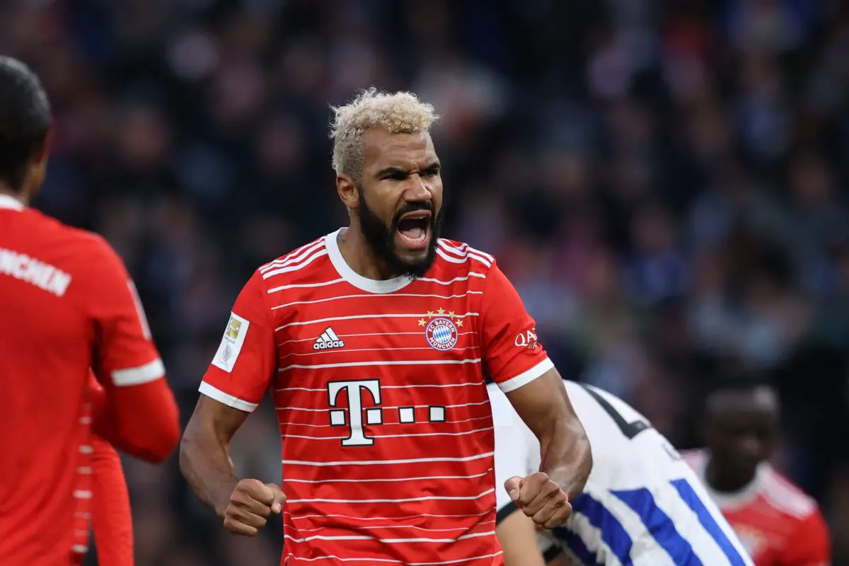 Bayern Munich's Cameroonian forward Eric Maxim Choupo-Moting. (Photo by RONNY HARTMANN/AFP via Getty Images)