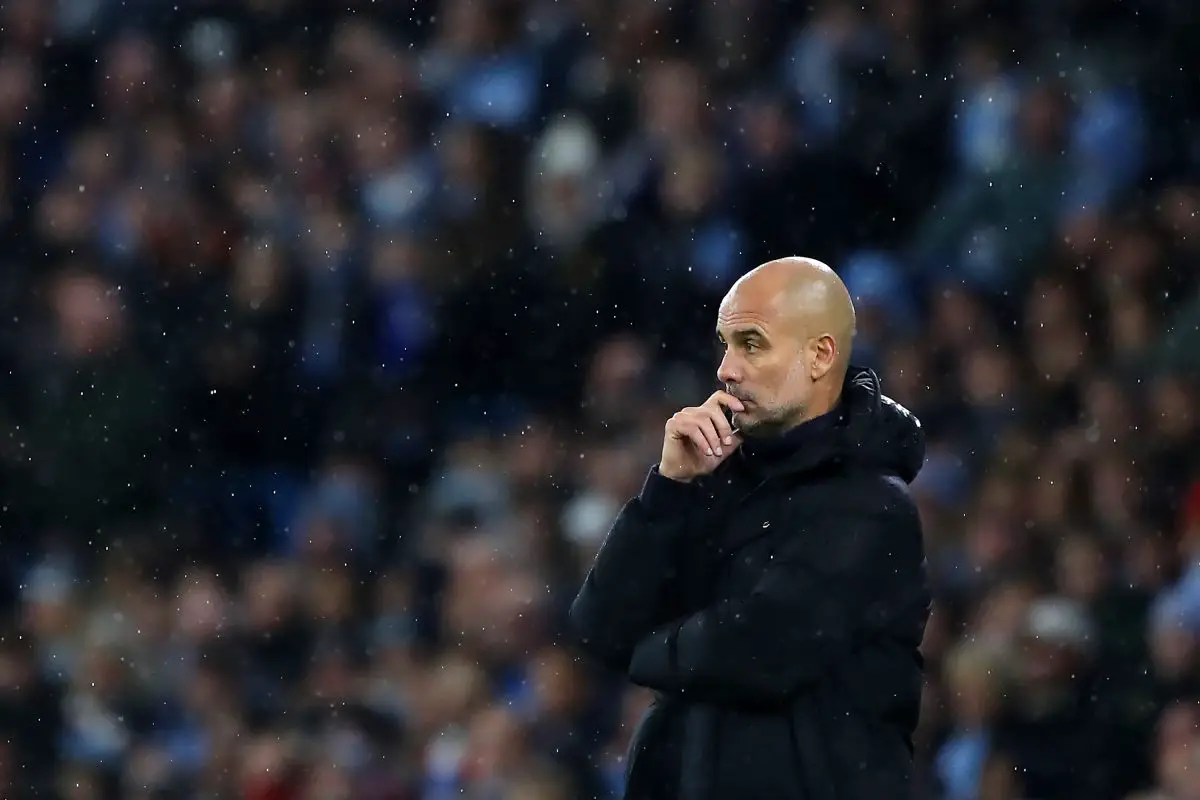 Pep Guardiola admits he is thinking about Manchester United before facing Brentford. 