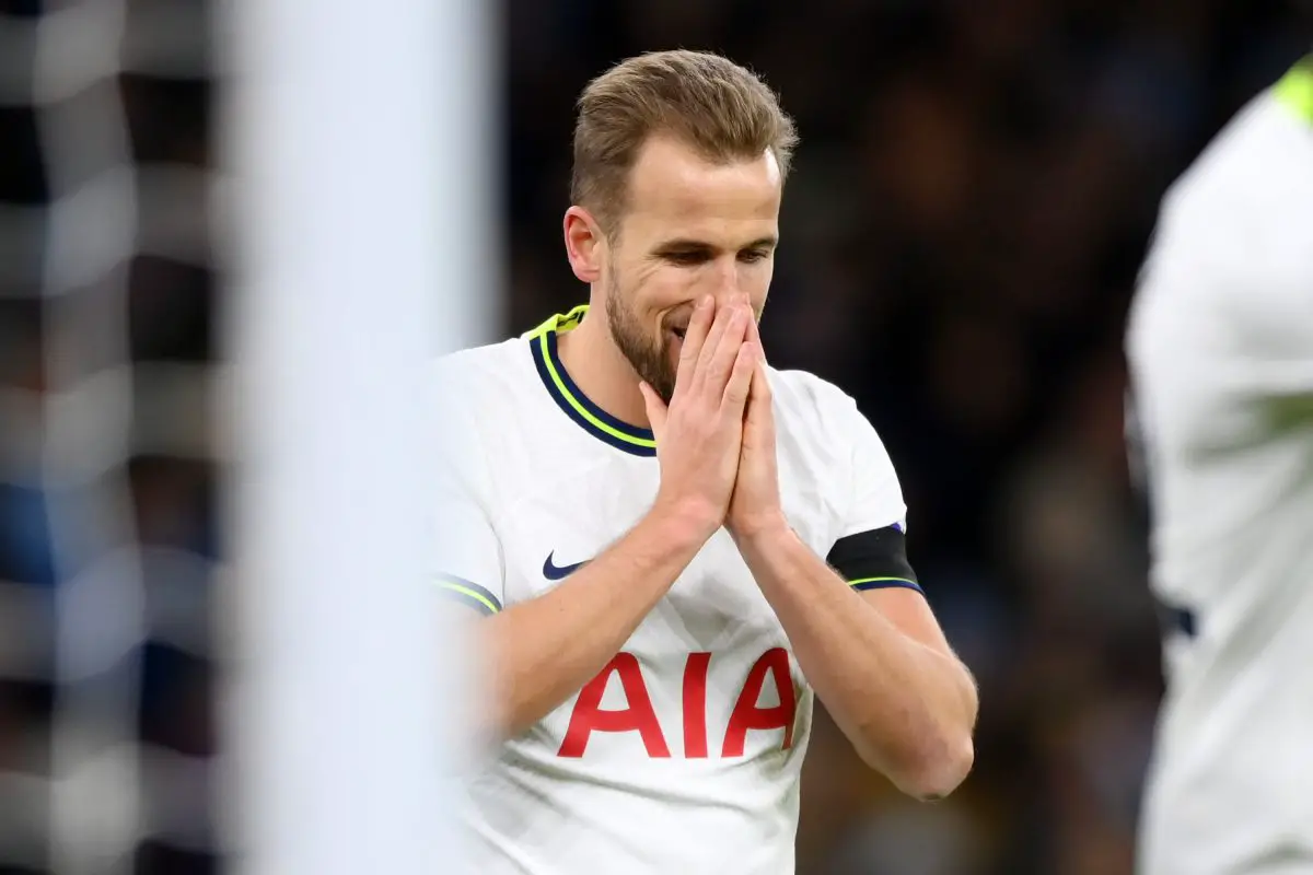 Manchester United suffer a transfer blow in their pursuit of Harry Kane.  (Photo by Shaun Botterill/Getty Images)