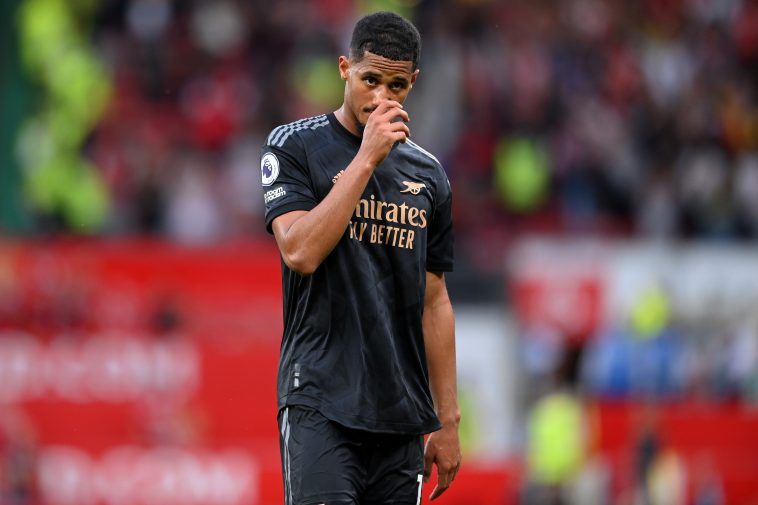 Arsenal defender William Saliba hoping to beat Manchester United after defeat in reverse fixture.