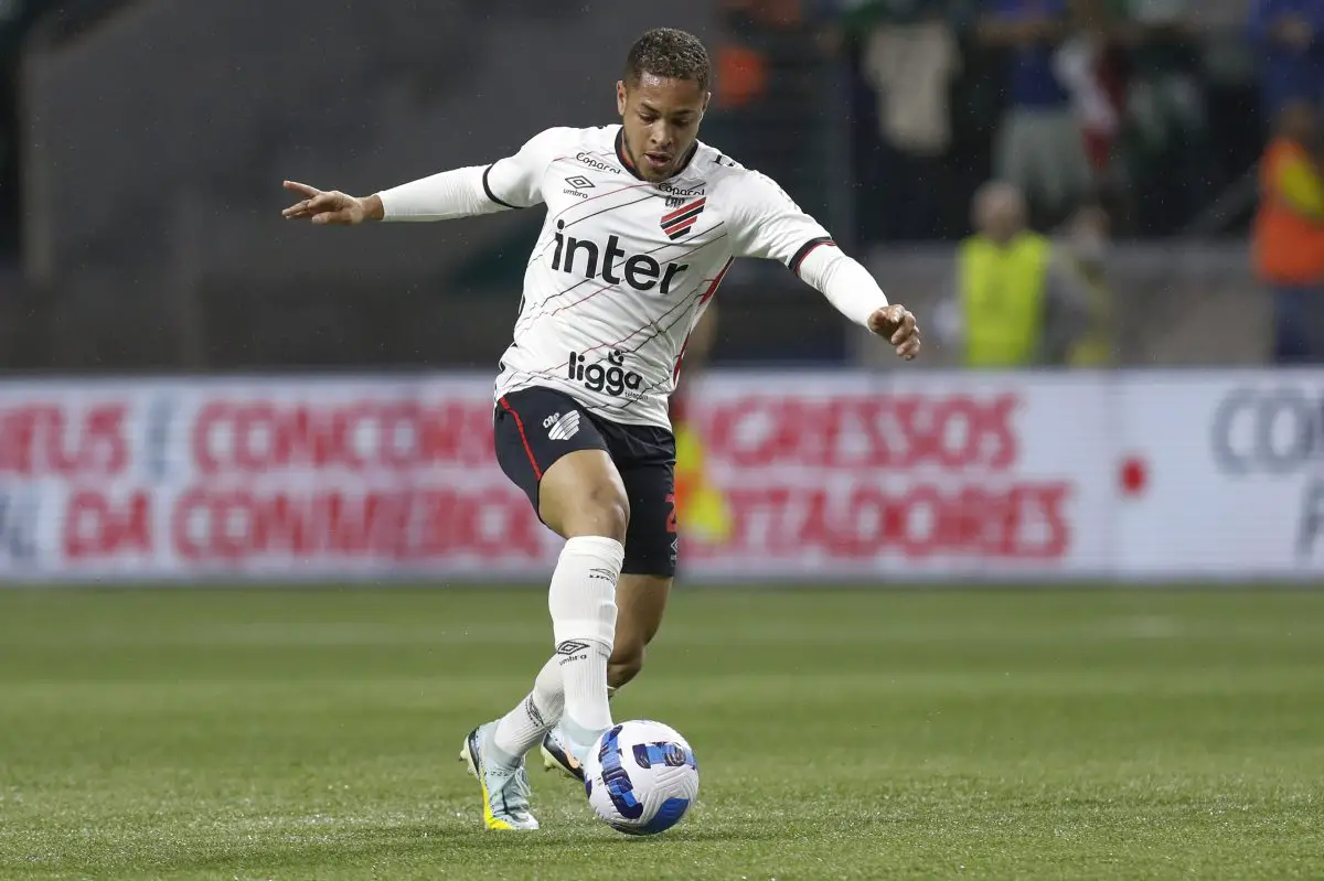 Manchester United join PSG in race for Brazilian wonderkid Vitor Roque of Athletico Paranaense.