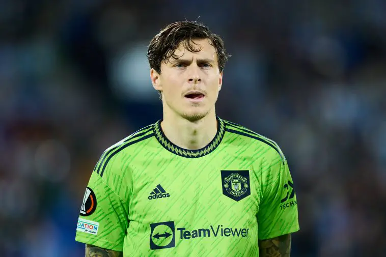 Manchester United defender Victor Lindelof discusses his future at the club amid contract extension claims..