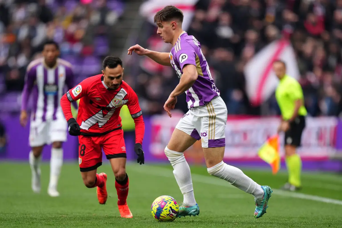 Spanish right-back from Real Valladolid Ivan Fresneda being eyed by Manchester United. 