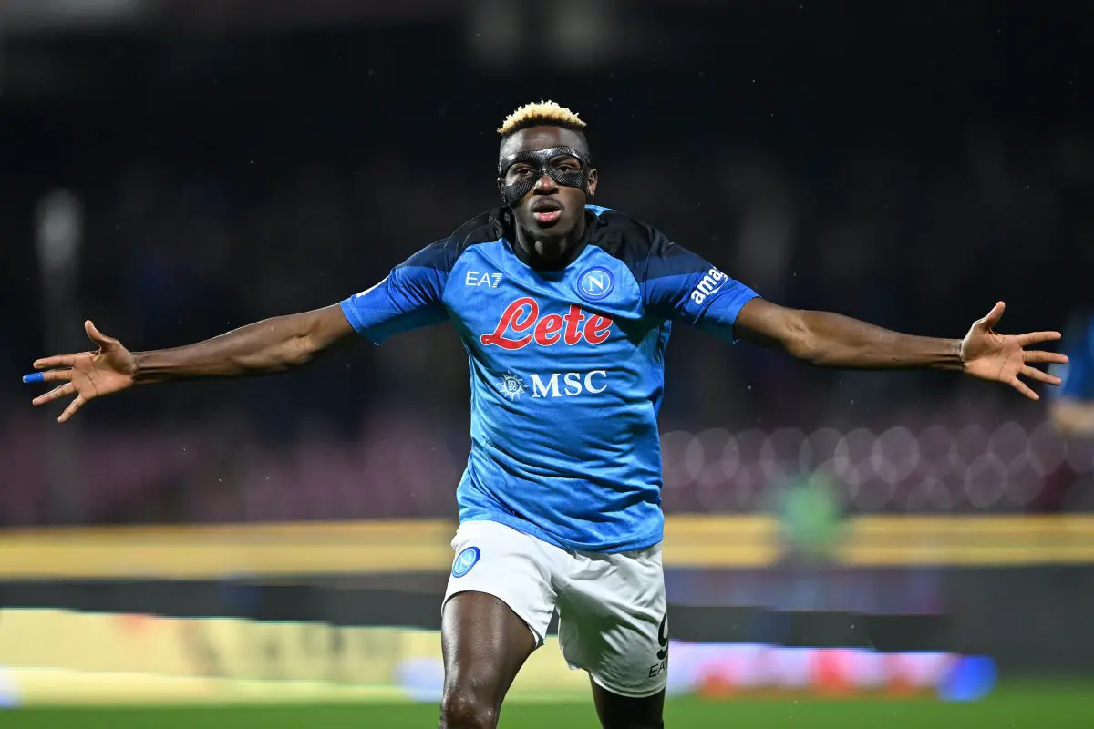 Napoli will be willing to sell Manchester United target Victor Osimhen if they win Serie A.