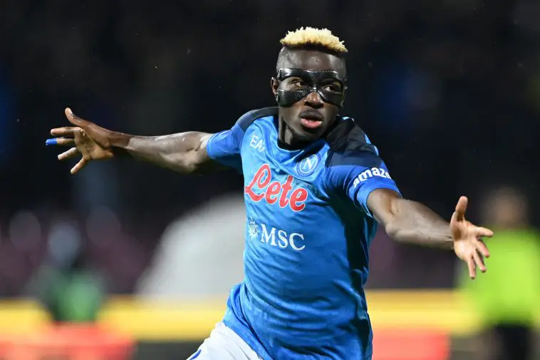 Chelsea set to rival Manchester United for Napoli ace Victor Osimhen.