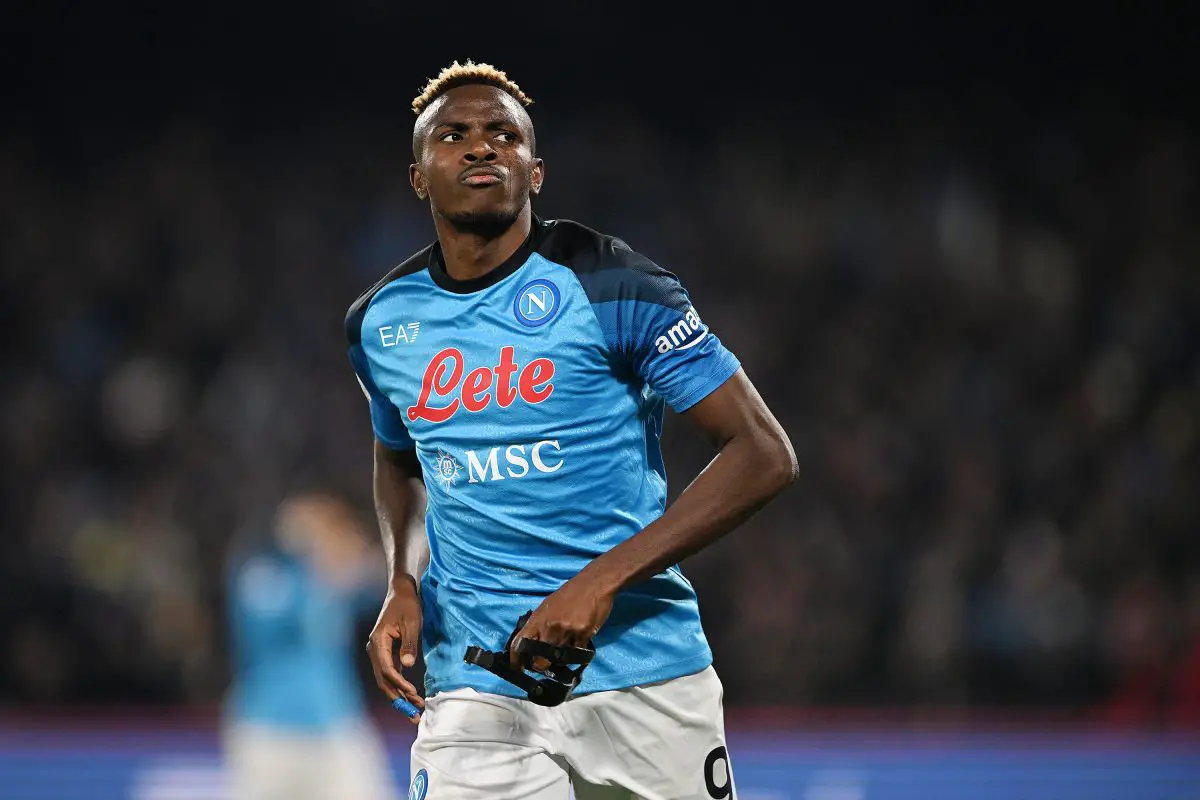 Andy Cole believes Napoli striker Victor Osimhen "very good" long-term option for Manchester United. 