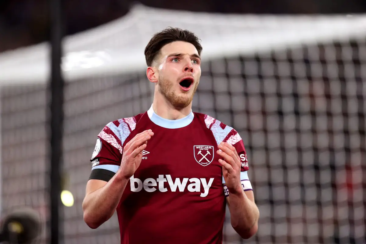 Mark Noble admits West Ham United midfielder Declan Rice wants UCL football amidst Manchester United interest. 
