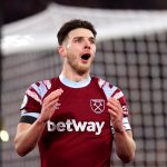 Manchester United believed to be out of West Ham United captain Declan Rice race.