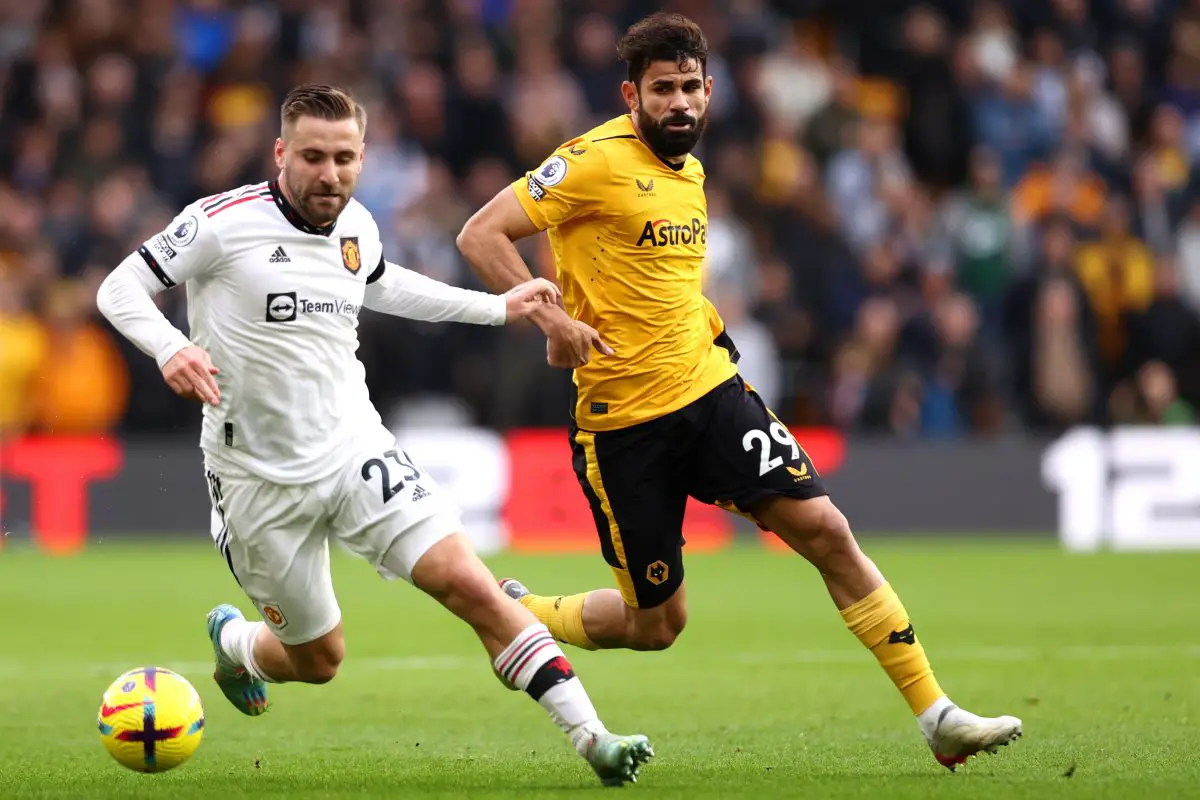 Erik ten Hag has hailed Luke Shaw of Manchester United for his performances at centre-back. (Photo by Naomi Baker/Getty Images)
