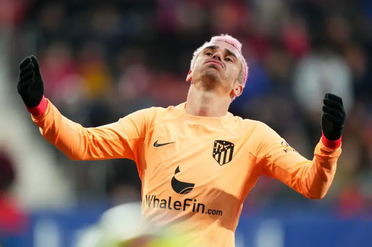 Antoine Griezmann doesn't want to move to Manchester United (Photo by Juan Manuel Serrano Arce/Getty Images)