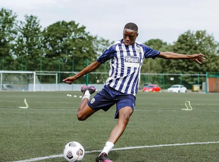 Jamal Jimoh of West Bromwich Albion. (Image: @Twitter)