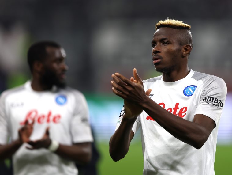Manchester United 'knocking on the doors of Napoli' to sign Victor Osimhen.