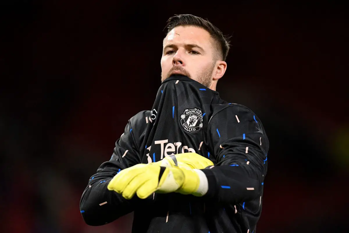 Manchester United shot-stopper Jack Butland joined Rangers switch after his loan contract expired (Photo by OLI SCARFF/AFP via Getty Images)
