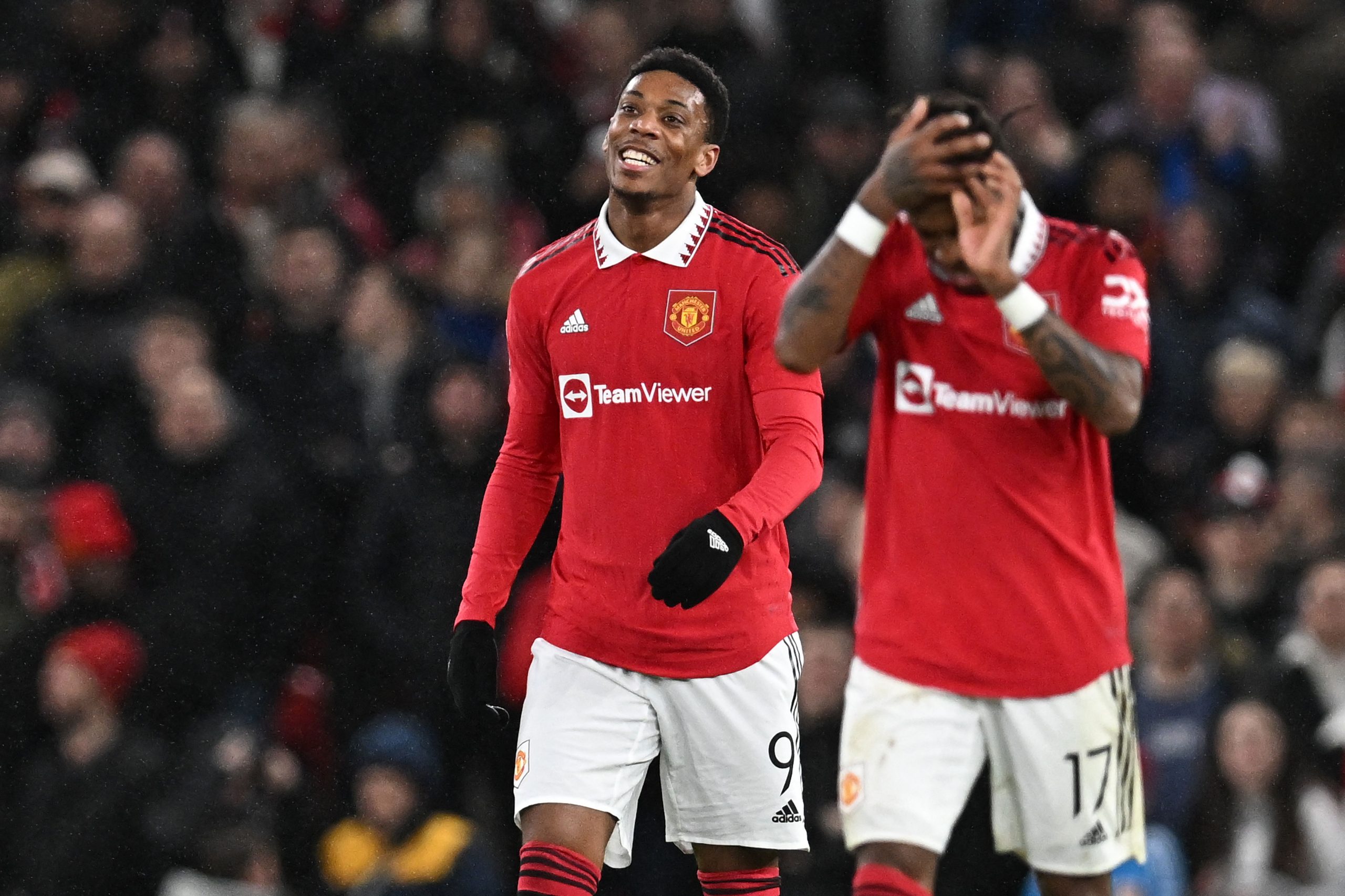 Erik ten Hag reveals Anthony Martial has not been 100 per cent fit this season for Manchester United.